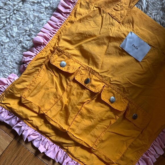 KkCo Utlity Tote in Orange/Pink - Picture 3 of 5